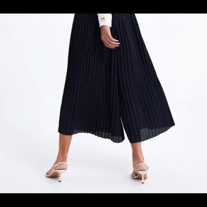 Zara Pleated Wide Leg Pants